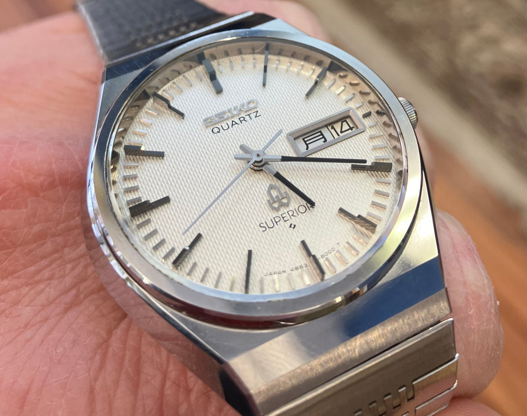 【楽ギフ_のし宛書】 Seiko Superior Ref. 4883-8100 HAQ Quartz Watch Warranty New その他