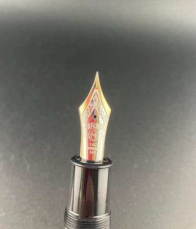 Montblanc Meisterstück No. 149 14C/14K Gold EF Nib Fountain Pen Serviced