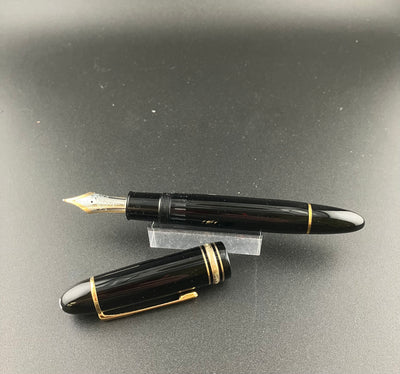 Montblanc Meisterstück No. 149 Fountain Pen 14C Broad Nib Serviced Split Ebonite