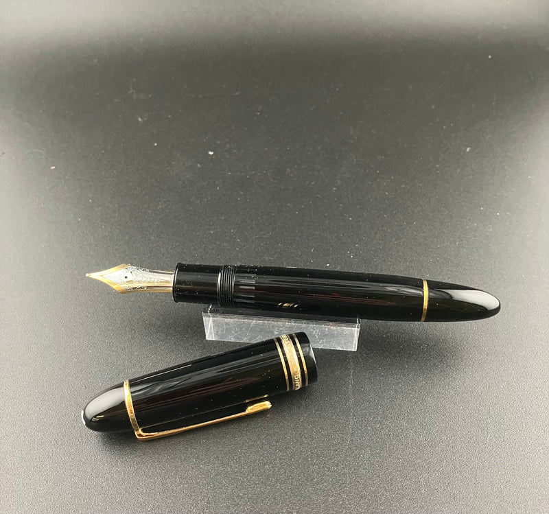 Montblanc Meisterstück No. 149 Fountain Pen 14C Broad Nib Serviced Split Ebonite