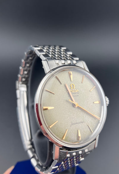 Omega Seamaster Turler Double Signed Vintage Men's Watch