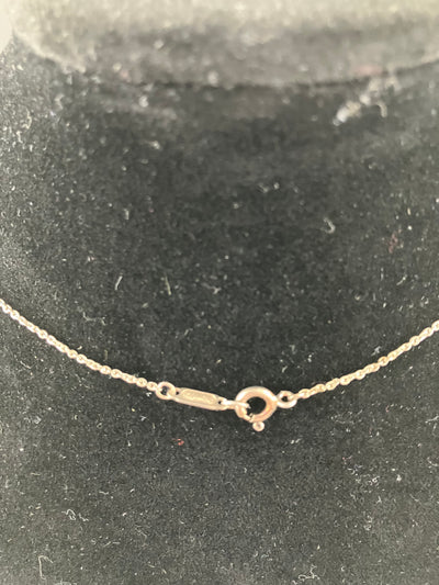 Tiffany Sterling Silver Necklace Teddy Bear