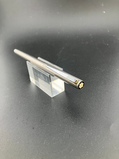 Montblanc Noblesse Fountain Pen Fine Nib 1st Gen Brushed Stainless Steel