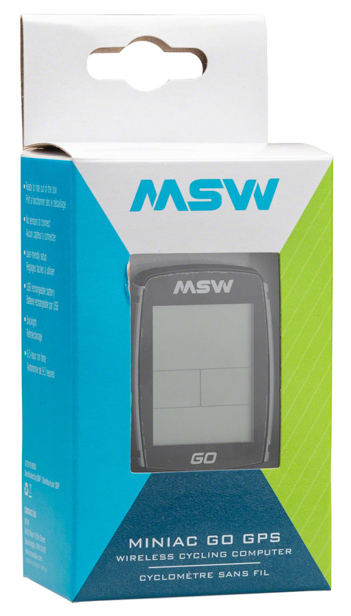 MSW Miniac GO GPS Bike Computer - GPS, Wireless