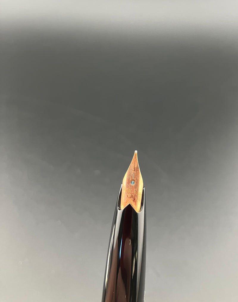 Platinum Pocket 18K Gold Fountain Pen Medium Nib NOS Old Globe Logo