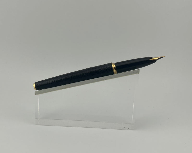 Sailor Leather Fountain Pen 18k Gold, F Gold Nib