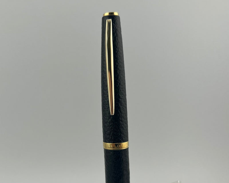 Sailor Leather Fountain Pen 18k Gold, F Gold Nib