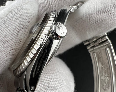 Rolex Datejust OP Ref. 1601-3 Men's Automatic Dress Watch Engine Turned Bezel
