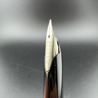 Pilot Elite Sterling Silver Pocket Fountain Pen 18K WG Fine Nib Apr 1977