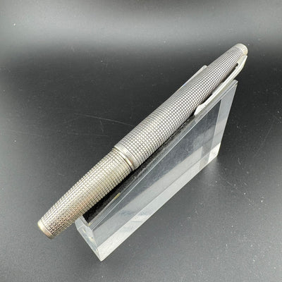 Pilot Elite Sterling Silver Pocket Fountain Pen 18K WG Fine Nib Apr 1977