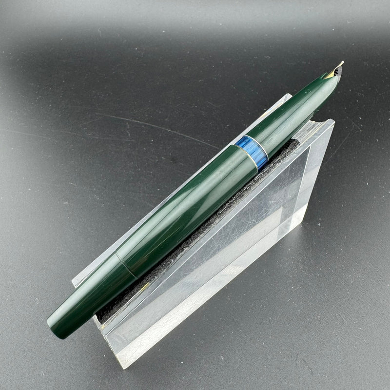 Montblanc No. 22 Green Fountain Pen 14K Gold Extra-Fine Nib Serviced