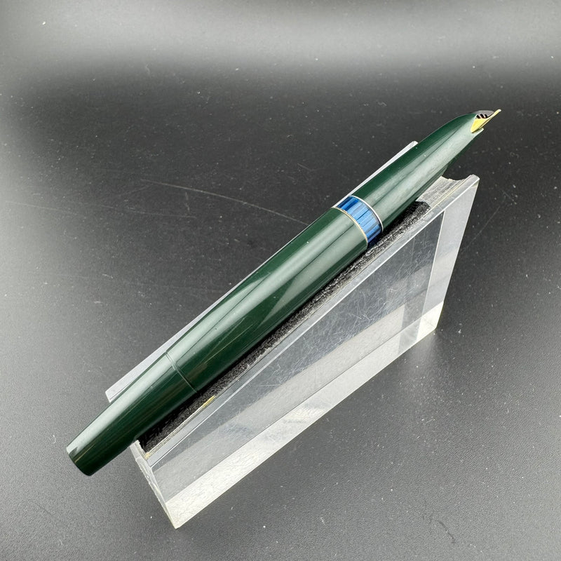 Montblanc No. 22 Green Fountain Pen 14K Gold Extra-Fine Nib Serviced