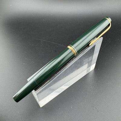 Montblanc No. 22 Green Fountain Pen 14K Gold Extra-Fine Nib Serviced