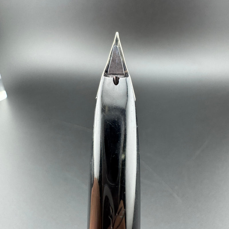 Pilot Custom K-1000SS Sterling Silver Checkered Fountain Pen 18K WG Extra-Fine Nib