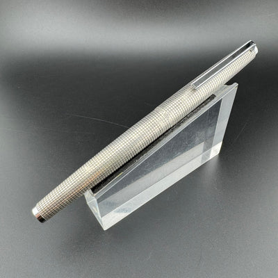Pilot Custom K-1000SS Sterling Silver Checkered Fountain Pen 18K WG Extra-Fine Nib