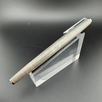 Pilot Custom K-1000SS Sterling Silver Checkered Fountain Pen 18K WG Extra-Fine Nib