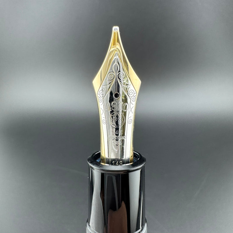 Montblanc Meisterstück No. 149 Fountain Pen 14C Gold Broad Nib Serviced