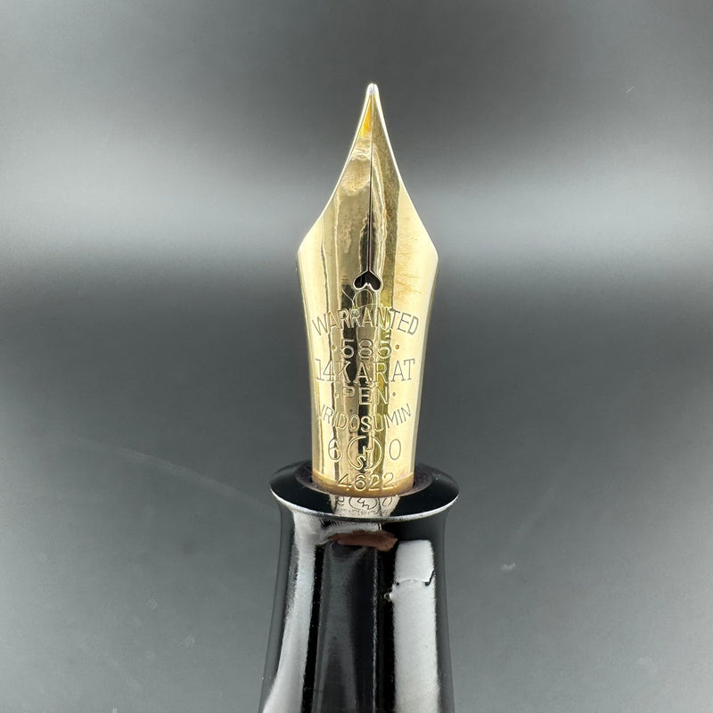 Ban-Ei Urushi Eyedropper Fountain Pen 14K Gold G.K. 60 Nib Serviced
