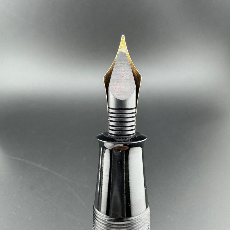Ban-Ei Urushi Eyedropper Fountain Pen 14K Gold G.K. 60 Nib Serviced