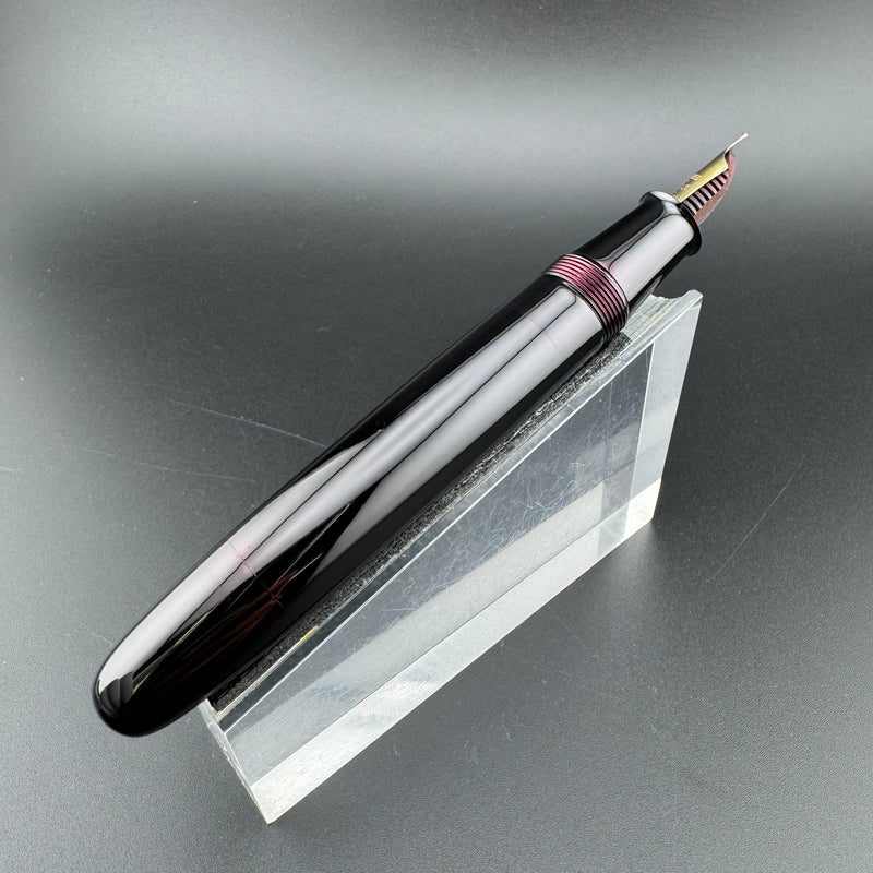 Ban-Ei Urushi Eyedropper Fountain Pen 14K Gold G.K. Nib Serviced
