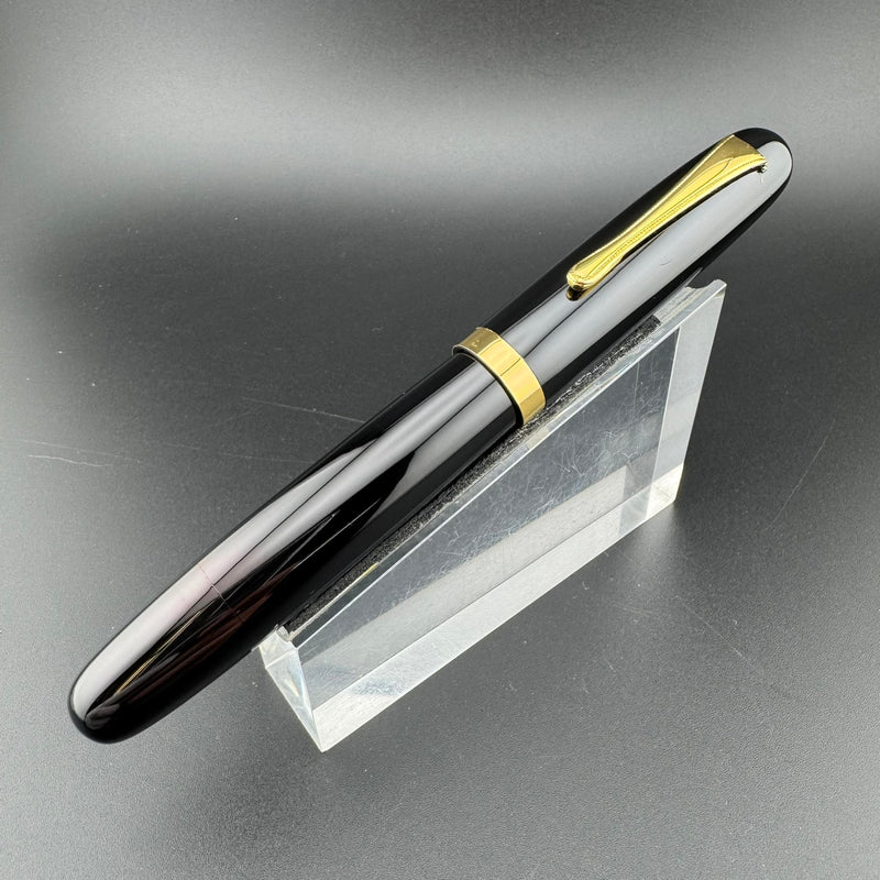 Ban-Ei Urushi Eyedropper Fountain Pen 14K Gold G.K. Nib Serviced