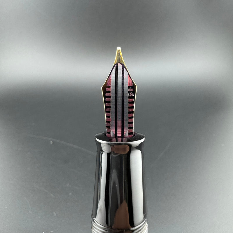 Ban-Ei Urushi Eyedropper Fountain Pen 14K Gold Sailor Nib Serviced