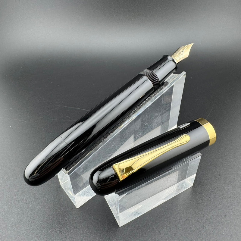 Ban-Ei Urushi Eyedropper Fountain Pen 14K Gold G.K. 50 Nib Serviced