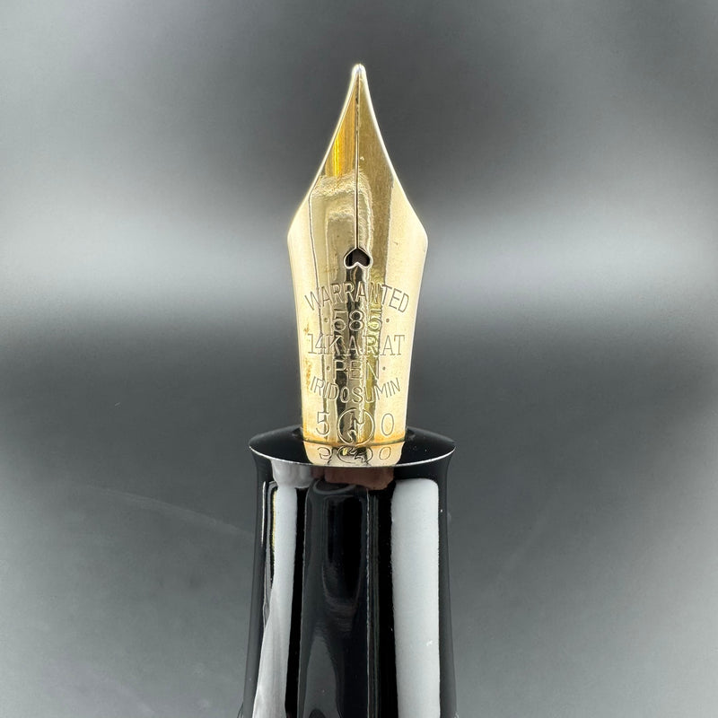 Ban-Ei Urushi Eyedropper Fountain Pen 14K Gold G.K. 50 Nib Serviced