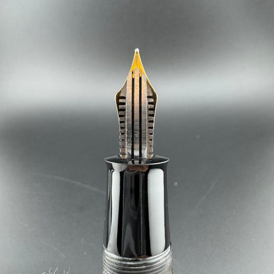 Ban-Ei Urushi Eyedropper Fountain Pen 14K Gold G.K. 50 Nib Serviced