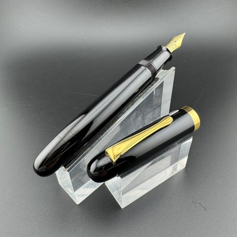 Ban-Ei Urushi Eyedropper Fountain Pen 14K Gold G.K. 50 Nib Serviced