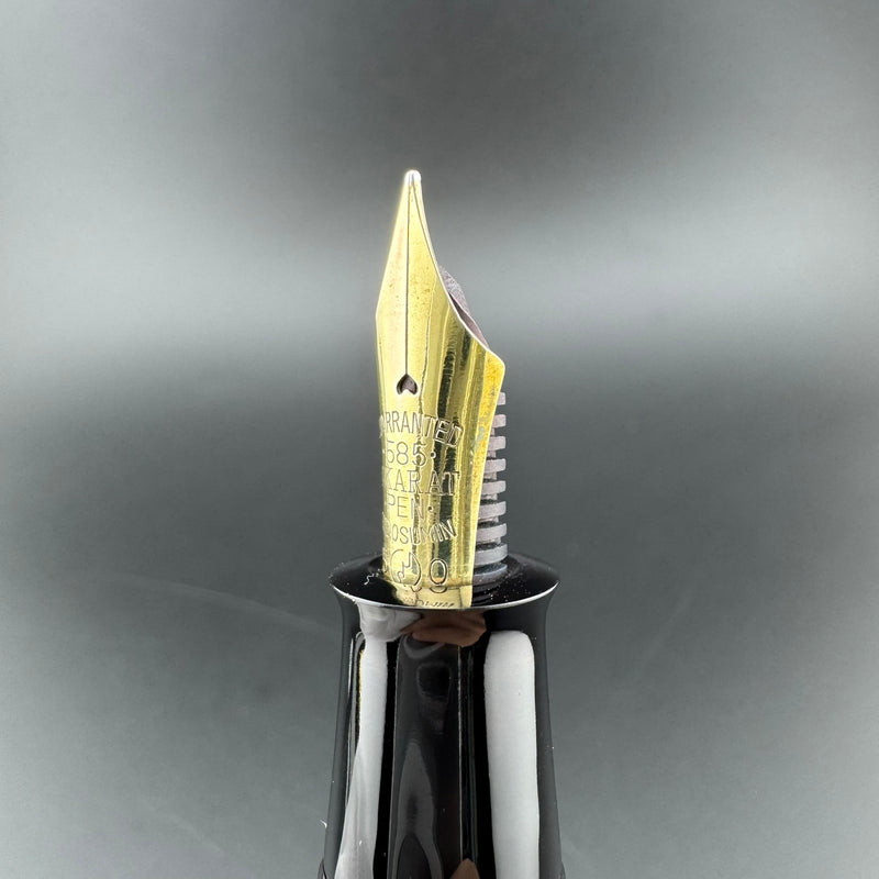 Ban-Ei Urushi Eyedropper Fountain Pen 14K Gold G.K. 50 Nib Serviced