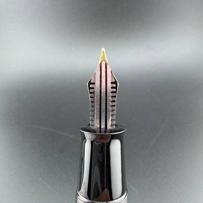Ban-Ei Urushi Eyedropper Fountain Pen 14K Gold G.K. 50 Nib Serviced