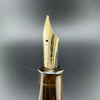 Yotsubishi Urushi Eyedropper Fountain Pen 14K Gold G.K. 50 Nib Serviced