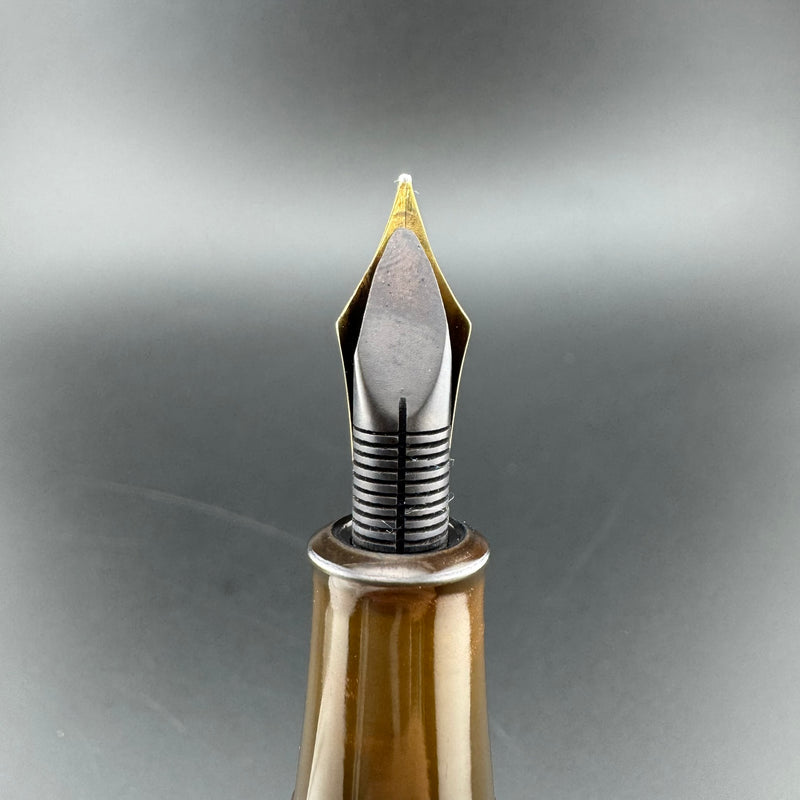 Yotsubishi Urushi Eyedropper Fountain Pen 14K Gold G.K. 50 Nib Serviced