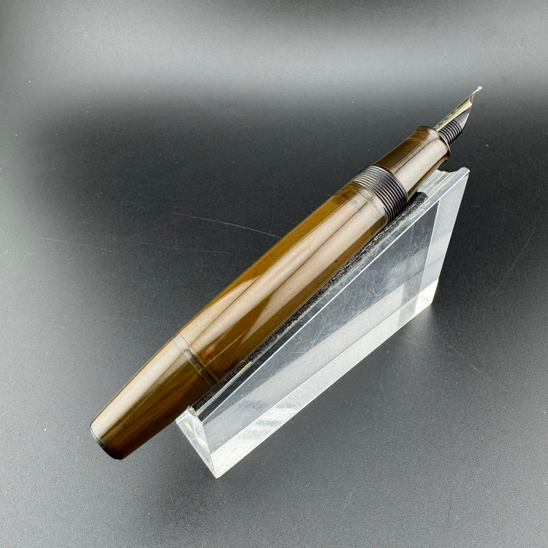 Yotsubishi Urushi Eyedropper Fountain Pen 14K Gold G.K. 50 Nib Serviced