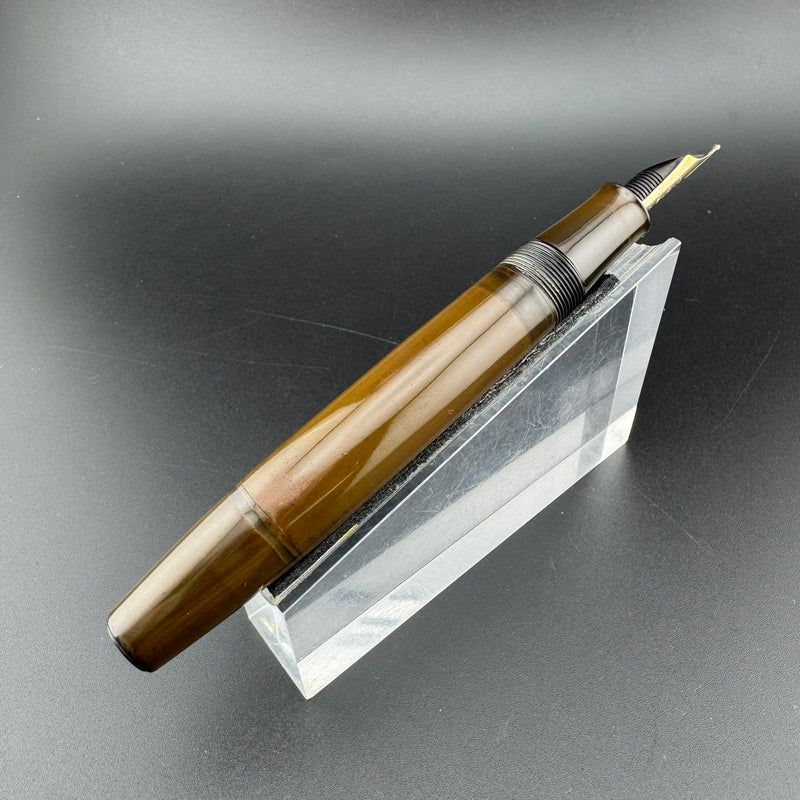 Yotsubishi Urushi Eyedropper Fountain Pen 14K Gold G.K. 50 Nib Serviced