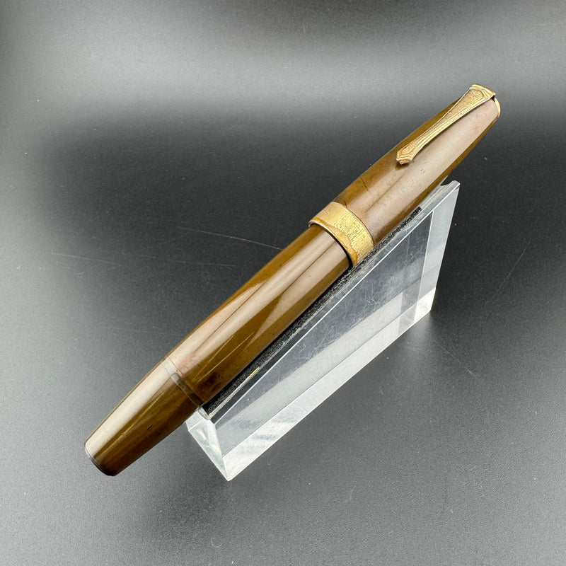 Yotsubishi Urushi Eyedropper Fountain Pen 14K Gold G.K. 50 Nib Serviced