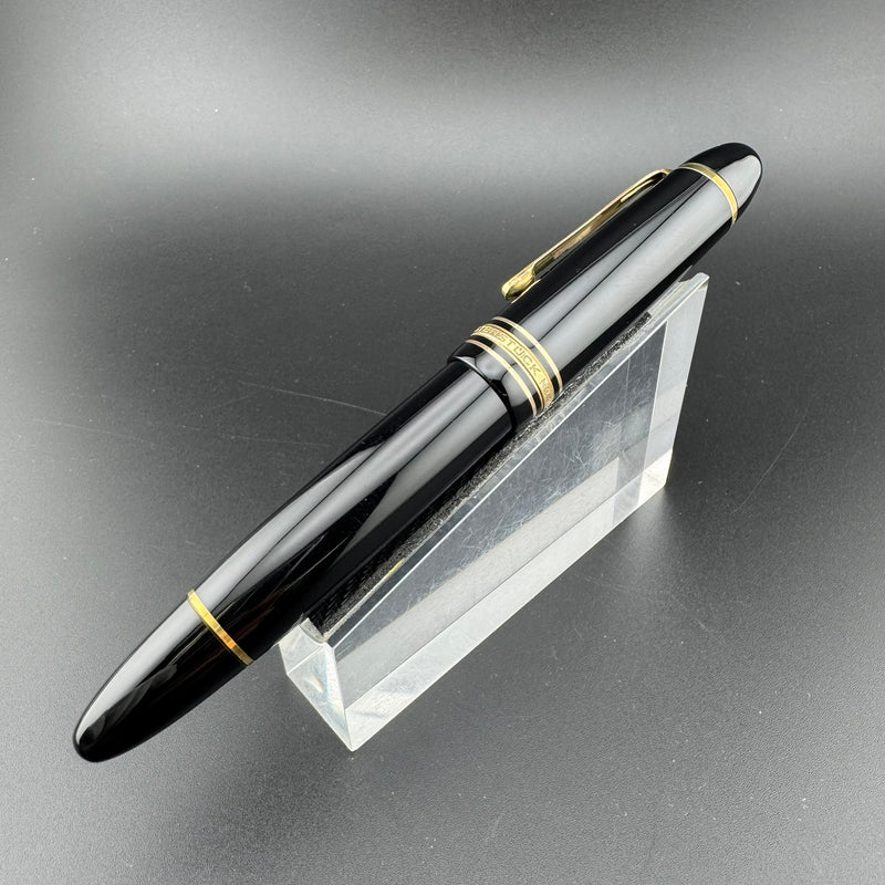 Montblanc Meisterstück No. 149 Fountain Pen 14K Gold Stub Nib Serviced
