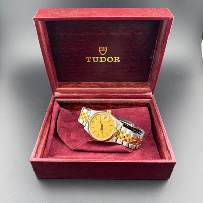 Tudor Prince Oysterdate Ref. 74033 Two-Tone Automatic Watch w/Box & Papers