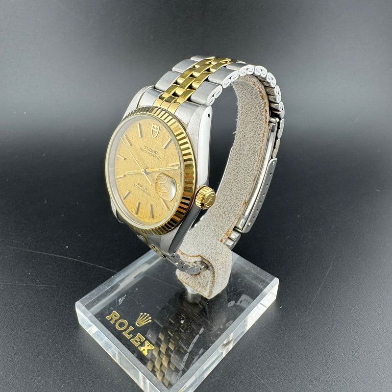 Tudor Prince Oysterdate Ref. 74033 Two-Tone Automatic Watch w/Box & Papers