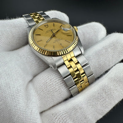 Tudor Prince Oysterdate Ref. 74033 Two-Tone Automatic Watch w/Box & Papers