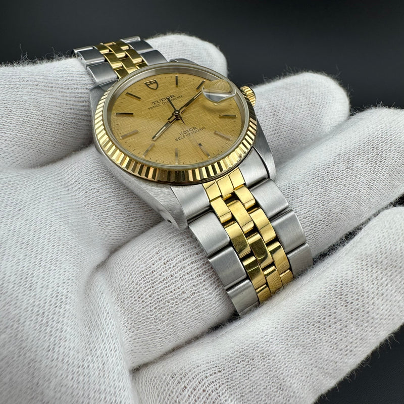 Tudor Prince Oysterdate Ref. 74033 Two-Tone Automatic Watch w/Box & Papers
