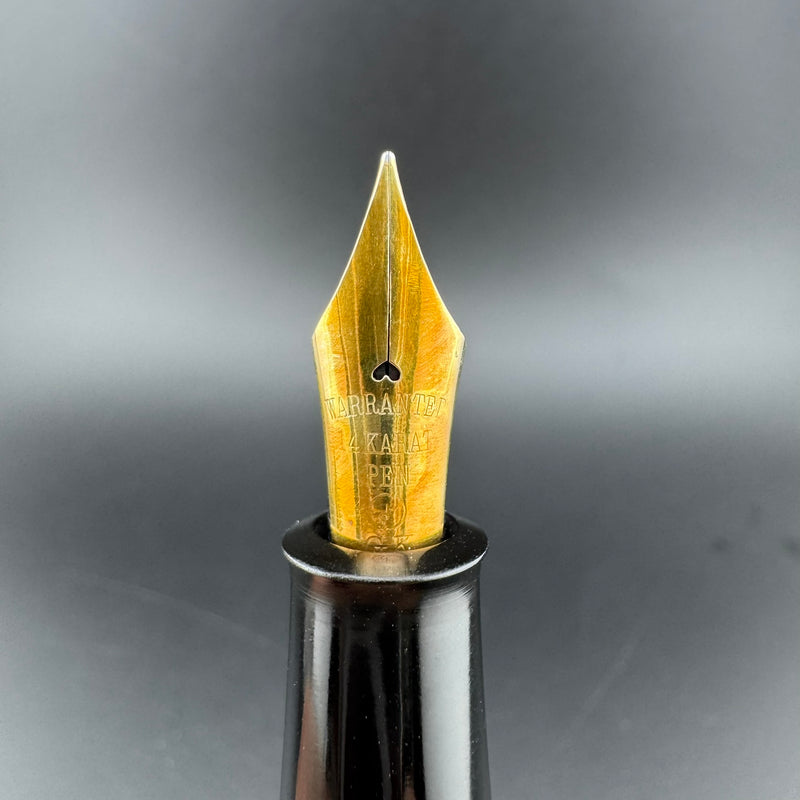 Ban-Ei 60th Anniversary L.E. Bamboo Fountain Pen 14K Gold G.K. Nib w/Box & Papers