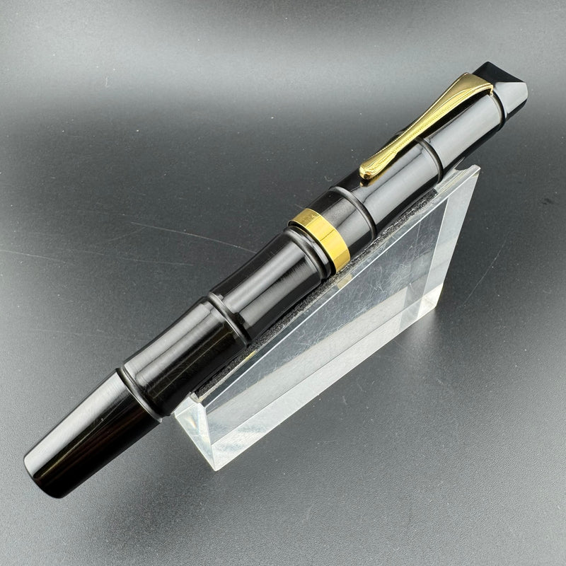 Ban-Ei 60th Anniversary L.E. Bamboo Fountain Pen 14K Gold G.K. Nib w/Box & Papers
