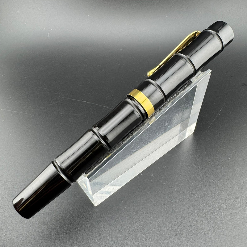Ban-Ei 60th Anniversary L.E. Bamboo Fountain Pen 14K Gold G.K. Nib w/Box & Papers