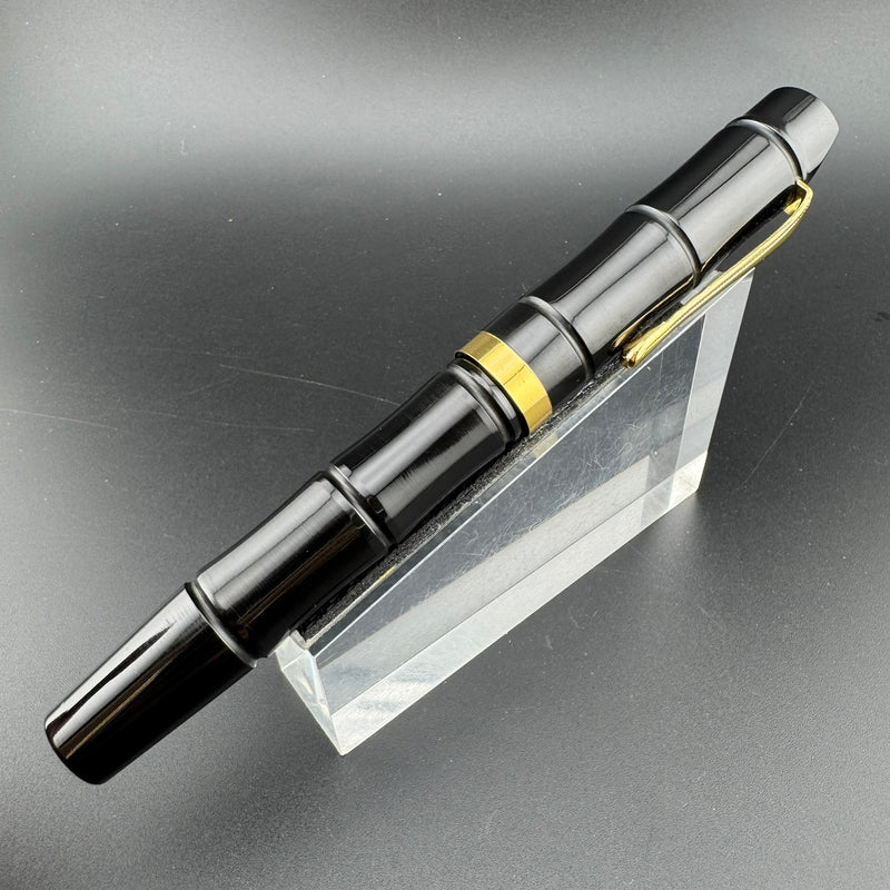 Ban-Ei 60th Anniversary L.E. Bamboo Fountain Pen 14K Gold G.K. Nib w/Box & Papers
