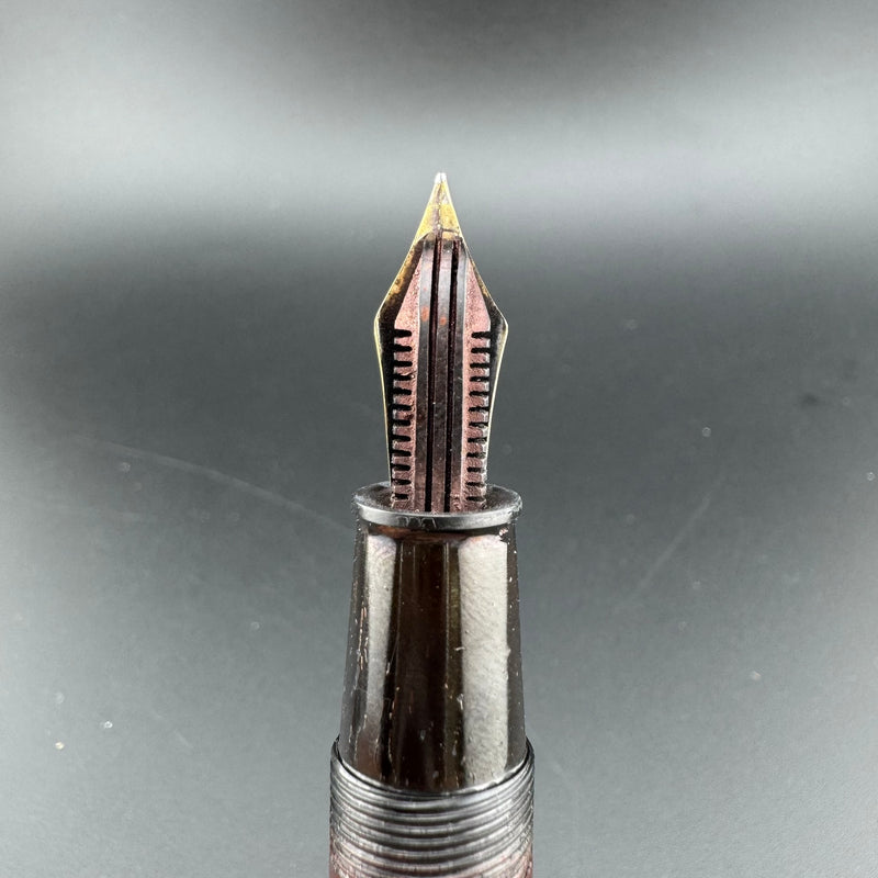 Warranted Ideal Urushi Eyedropper Fountain Pen 14K Gold G.K. Ideal Nib Serviced