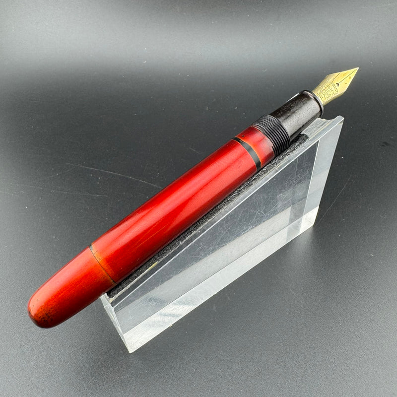 Warranted Ideal Urushi Eyedropper Fountain Pen 14K Gold G.K. Ideal Nib Serviced