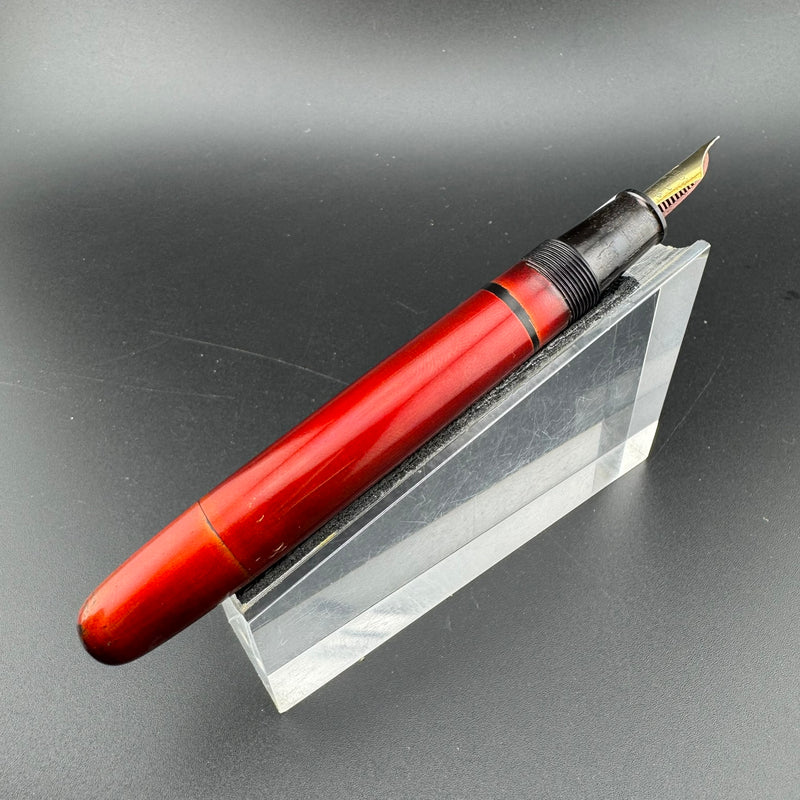 Warranted Ideal Urushi Eyedropper Fountain Pen 14K Gold G.K. Ideal Nib Serviced