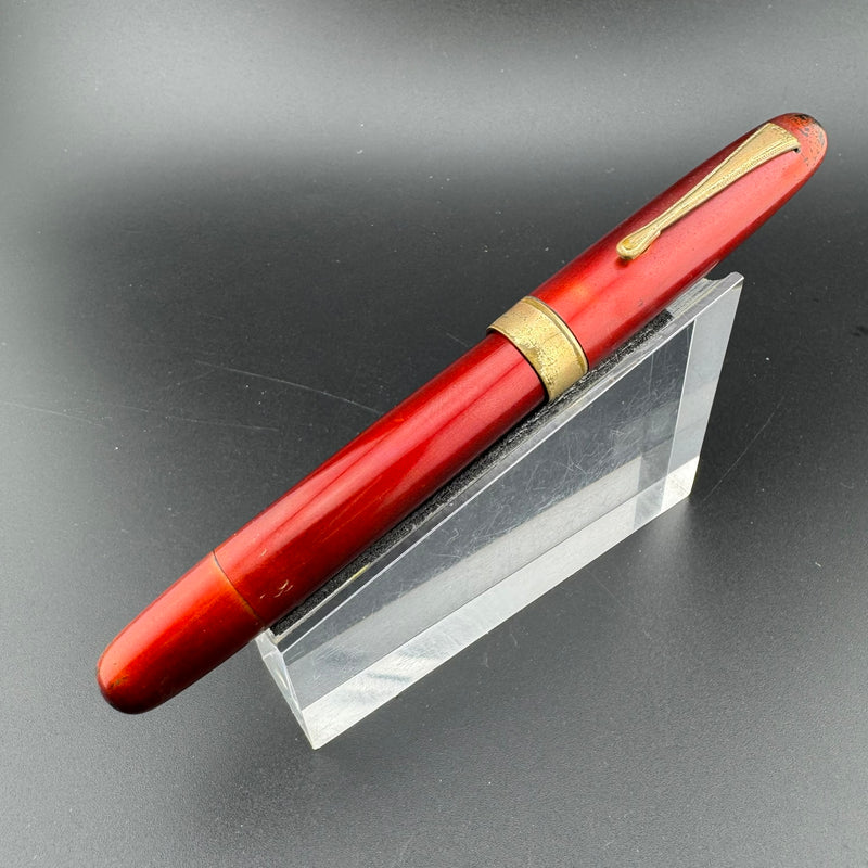 Warranted Ideal Urushi Eyedropper Fountain Pen 14K Gold G.K. Ideal Nib Serviced